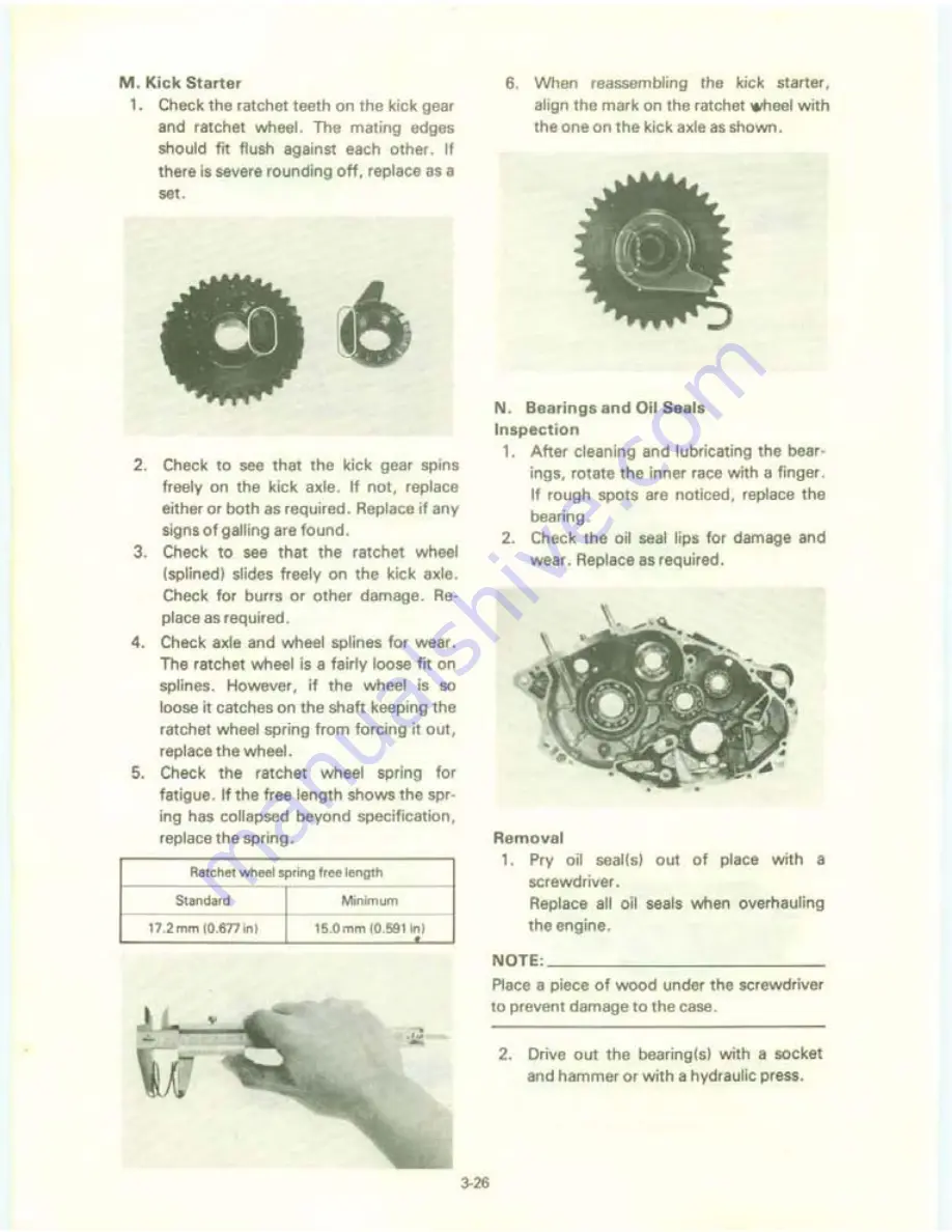 Yamaha XT550J Service Manual Download Page 63