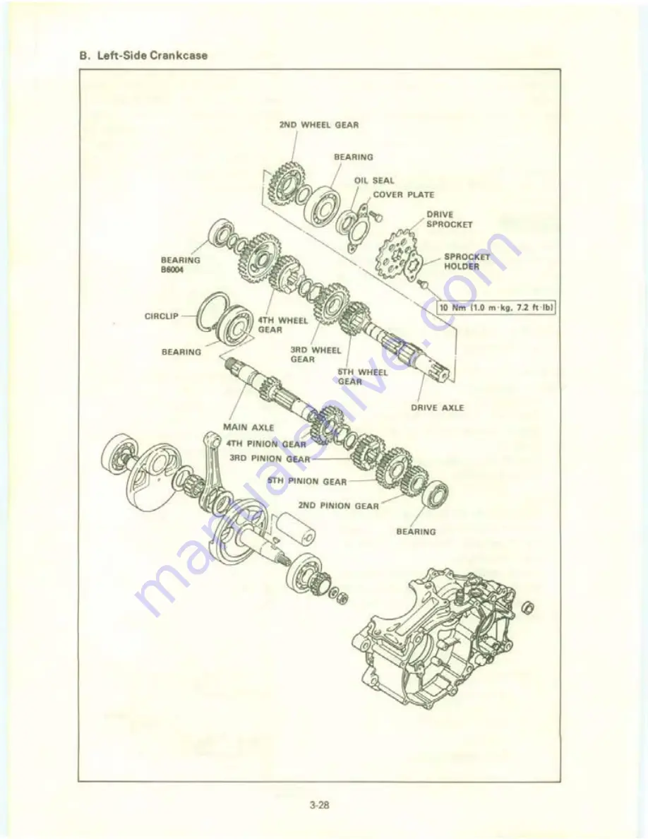 Yamaha XT550J Service Manual Download Page 65