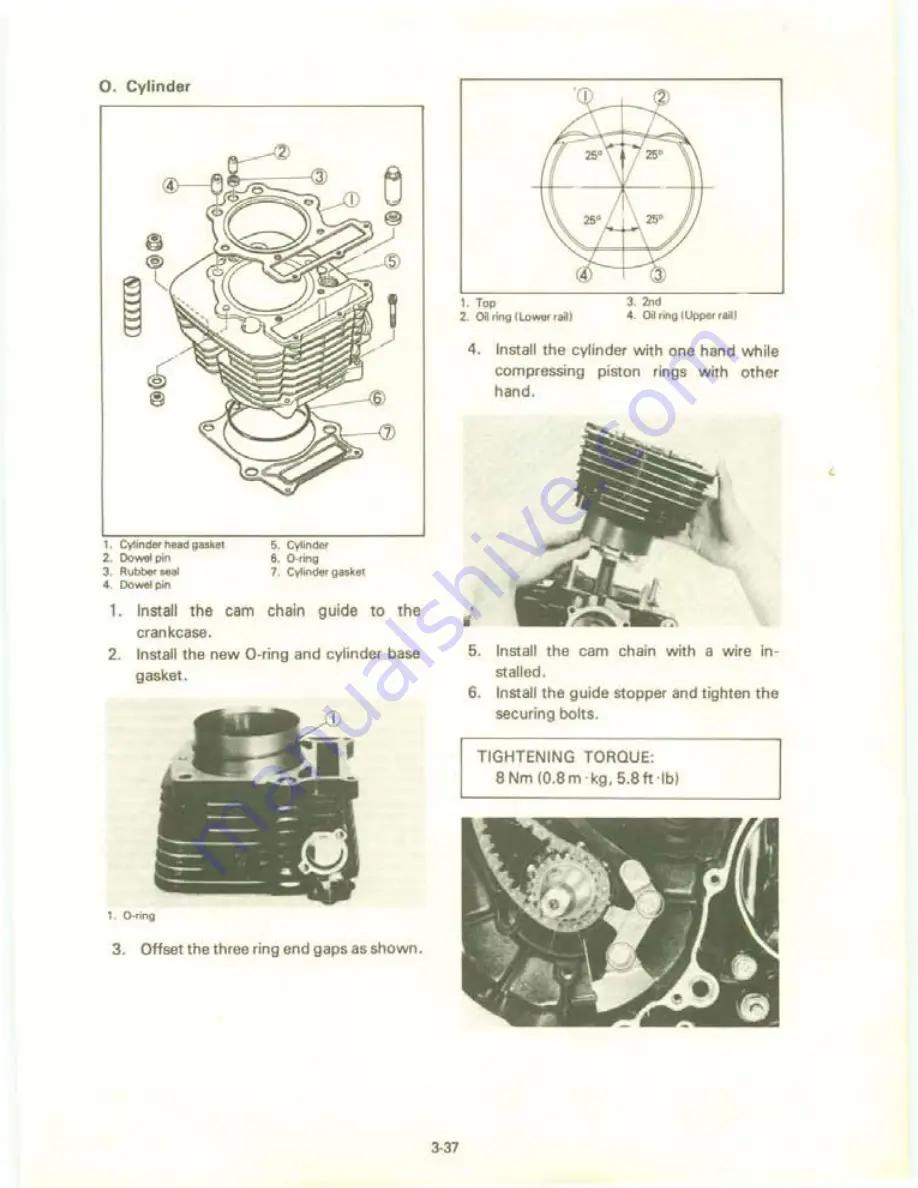 Yamaha XT550J Service Manual Download Page 74