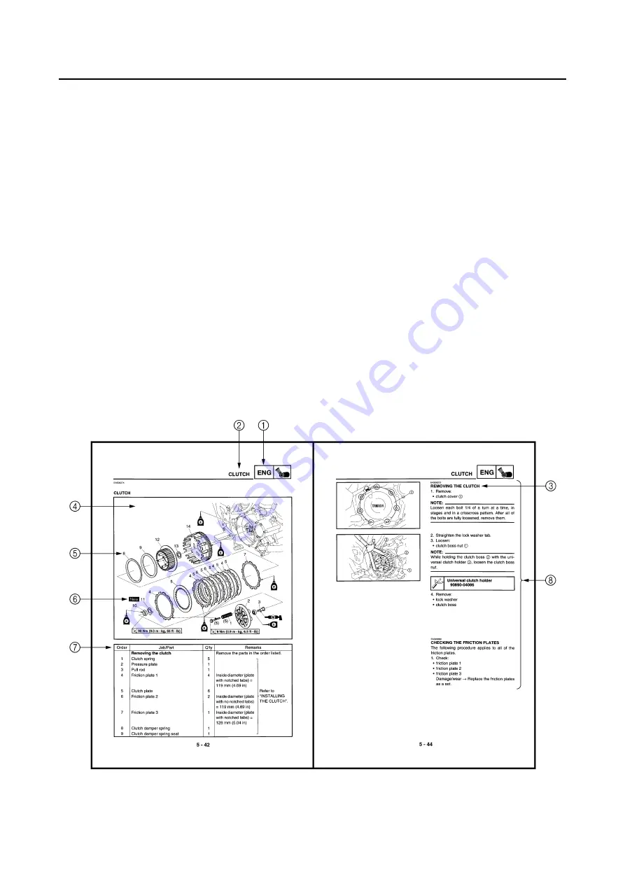 Yamaha XT660 2004 Service Manual Download Page 6