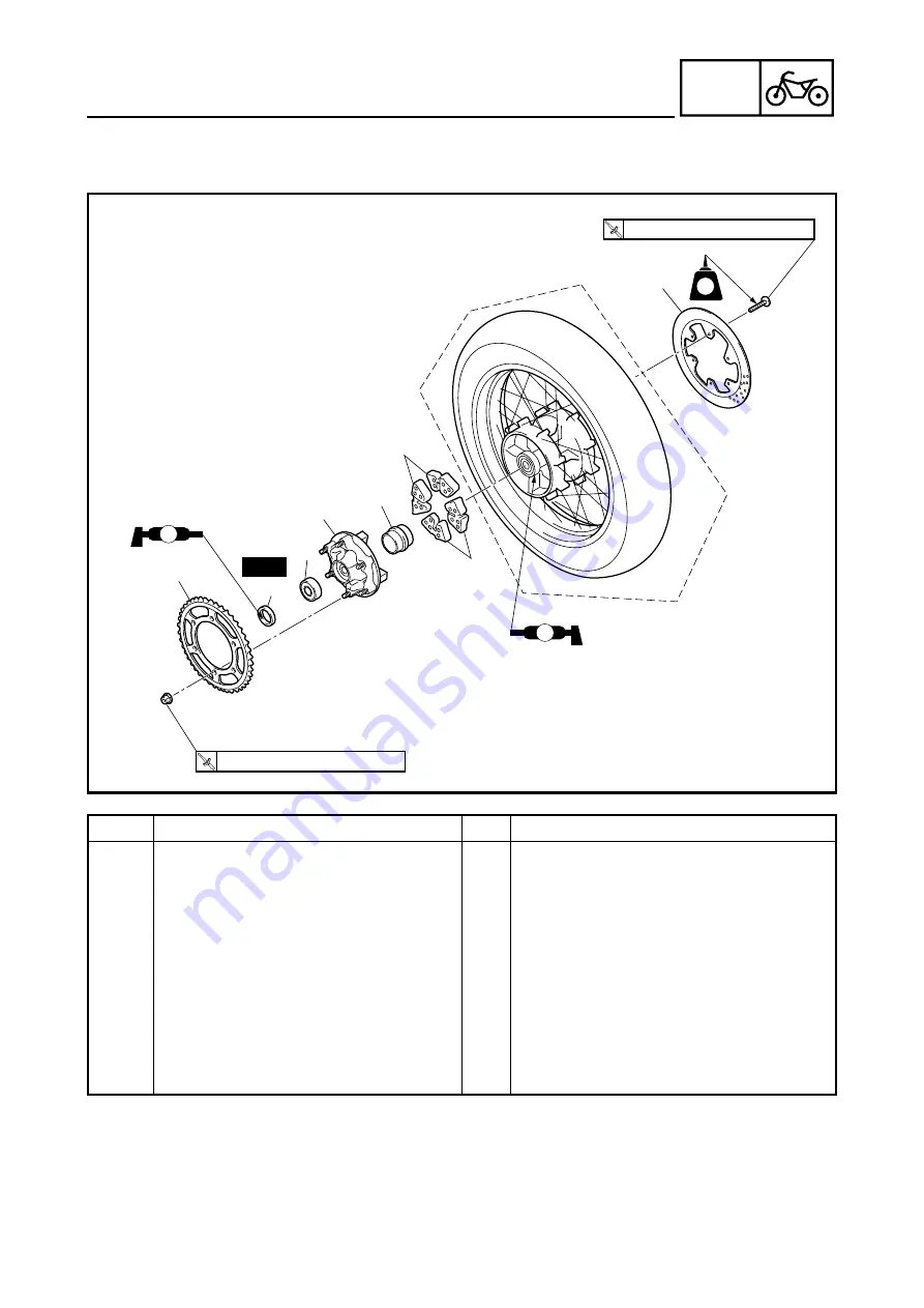 Yamaha XT660 2004 Service Manual Download Page 159