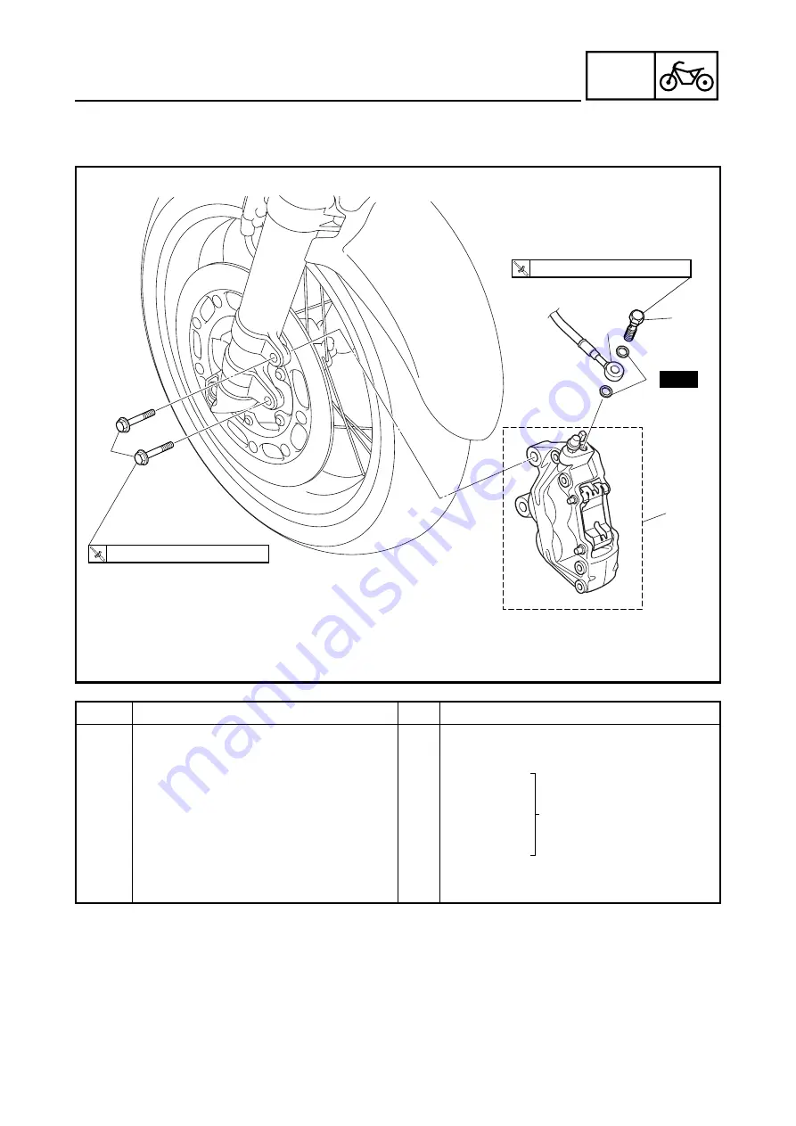 Yamaha XT660 2004 Service Manual Download Page 188