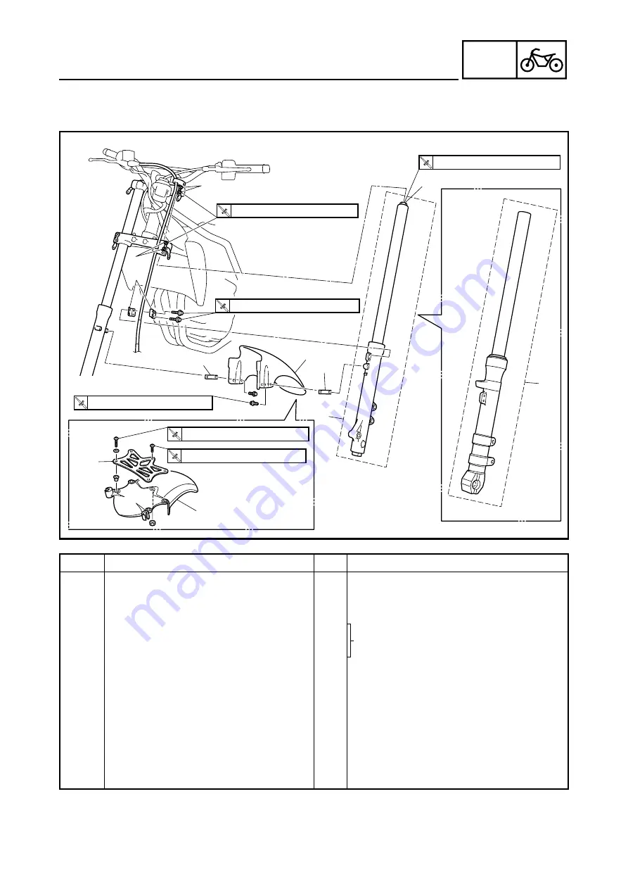 Yamaha XT660 2004 Service Manual Download Page 198