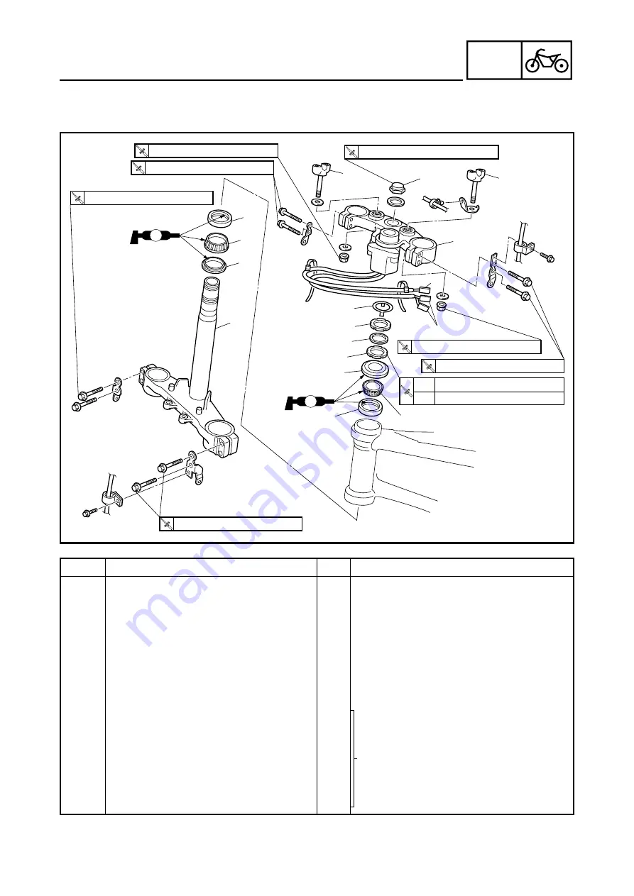 Yamaha XT660 2004 Service Manual Download Page 216