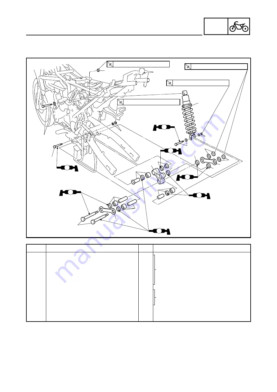 Yamaha XT660 2004 Service Manual Download Page 222