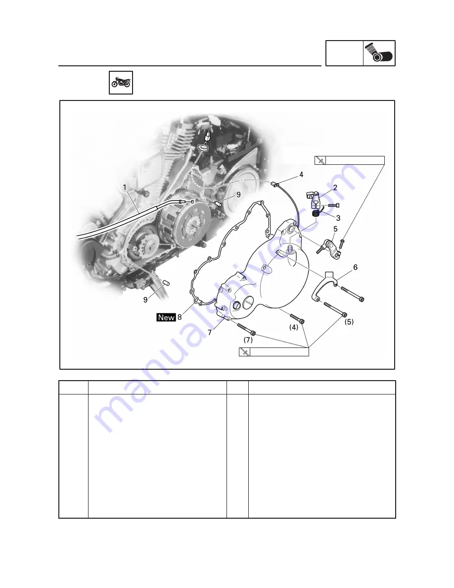 Yamaha XV1600A1999 Service Manual Download Page 288