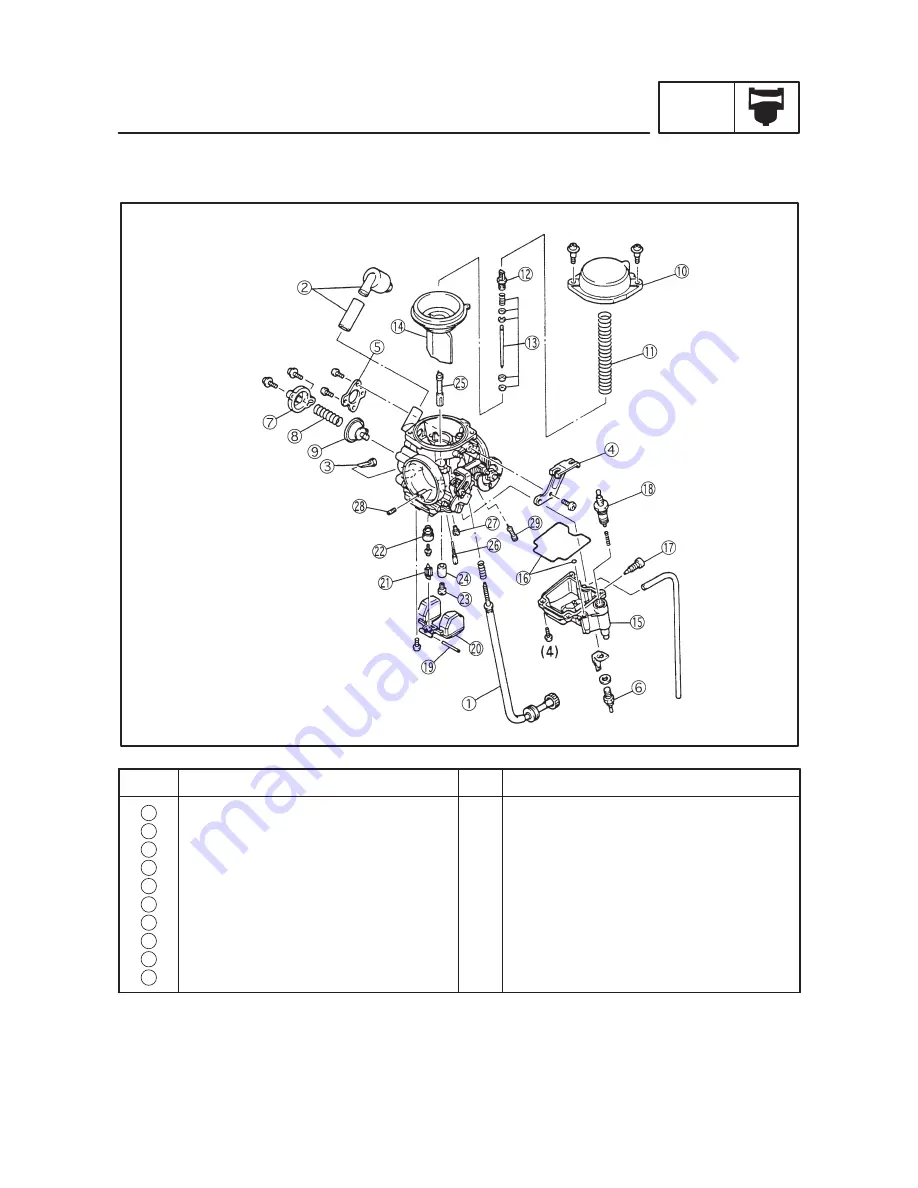 Yamaha XV1600A1999 Service Manual Download Page 362