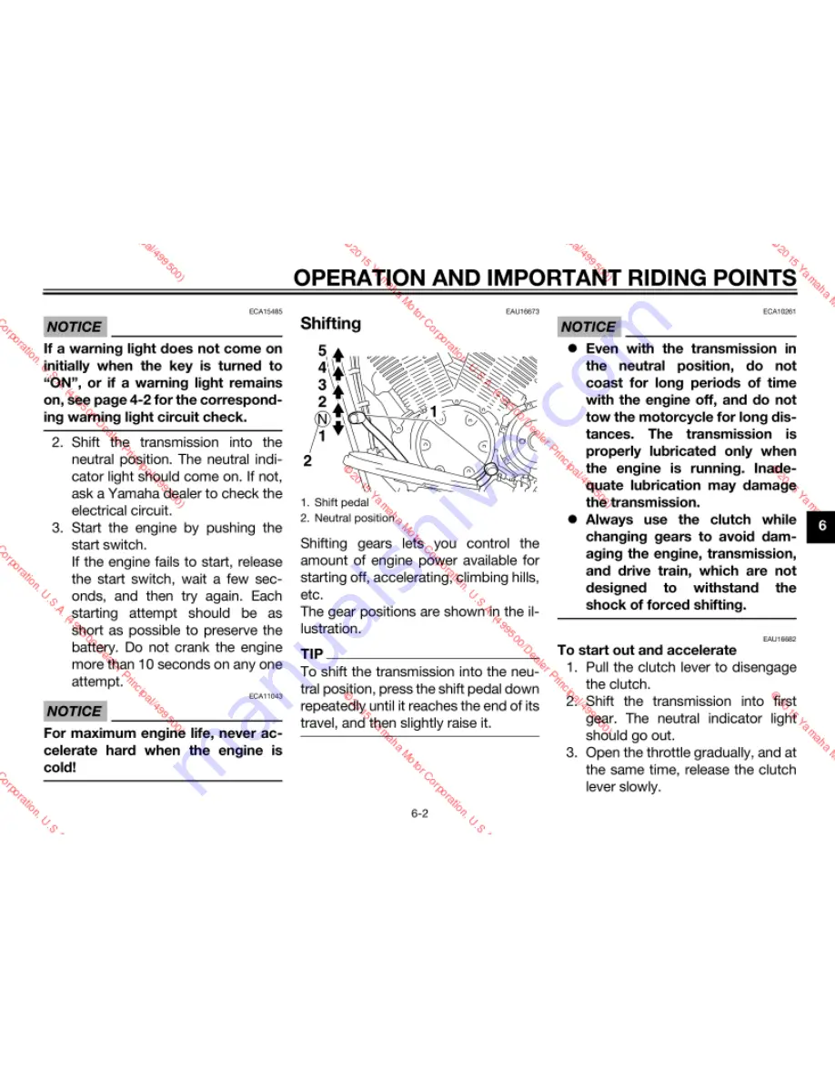 Yamaha XVS13AF Owner'S Manual Download Page 39