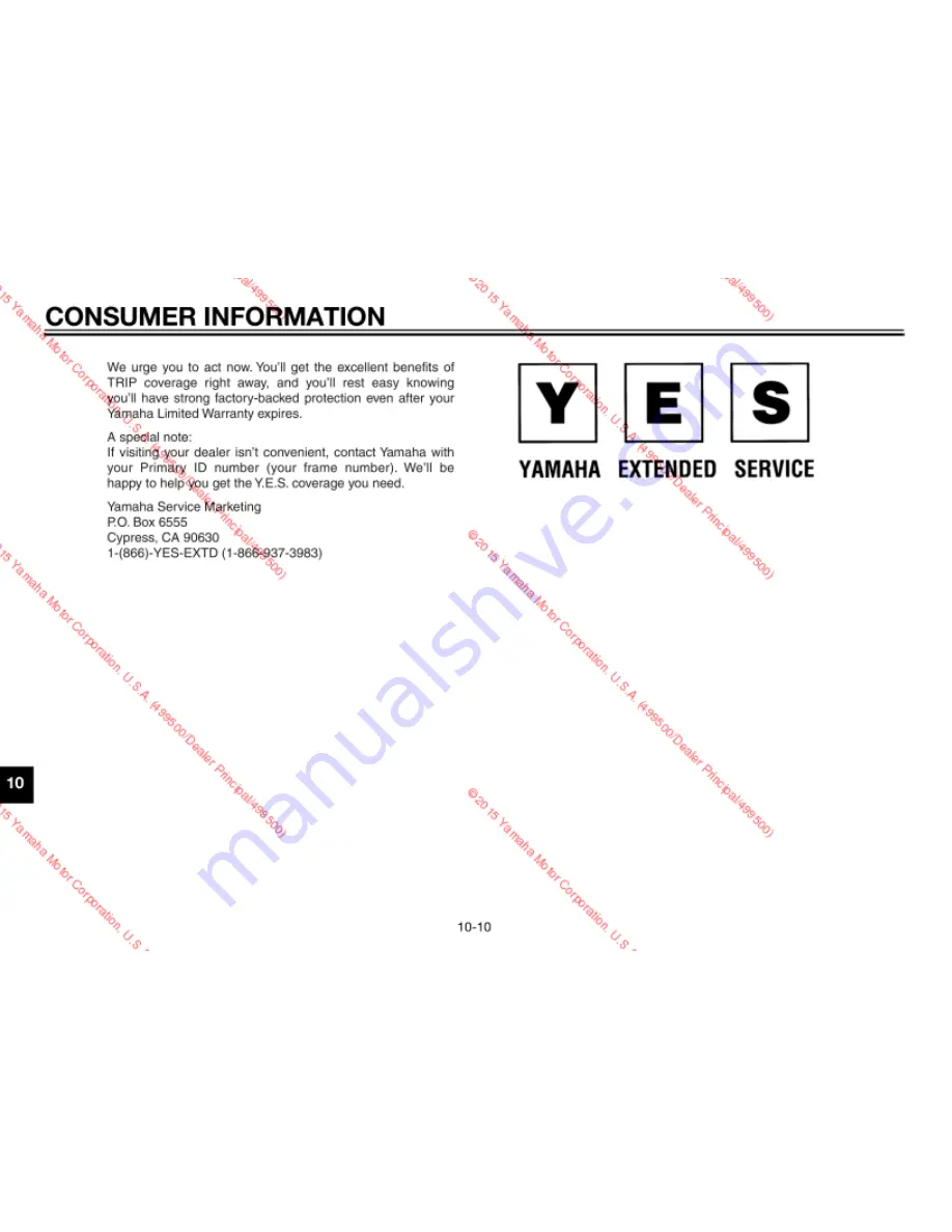 Yamaha XVS13AF Owner'S Manual Download Page 96