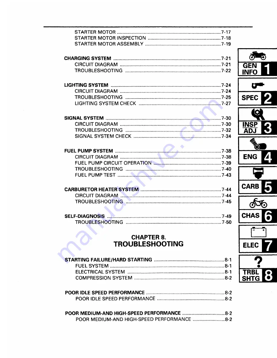 Yamaha XVS650 1997 Service Manual Download Page 14