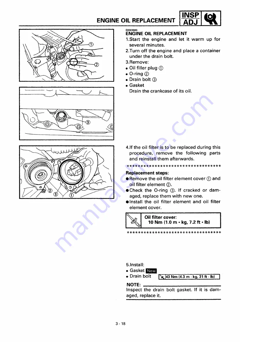 Yamaha XVS650 1997 Service Manual Download Page 79