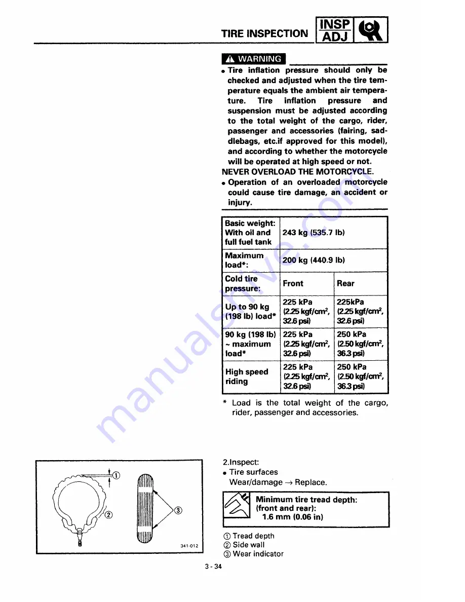 Yamaha XVS650 1997 Service Manual Download Page 95