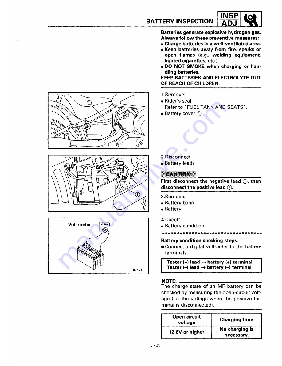 Yamaha XVS650 1997 Service Manual Download Page 100