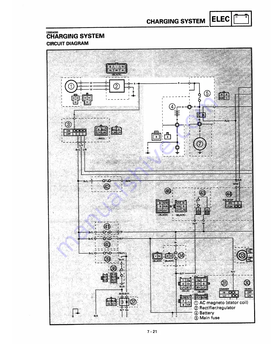 Yamaha XVS650 1997 Service Manual Download Page 290