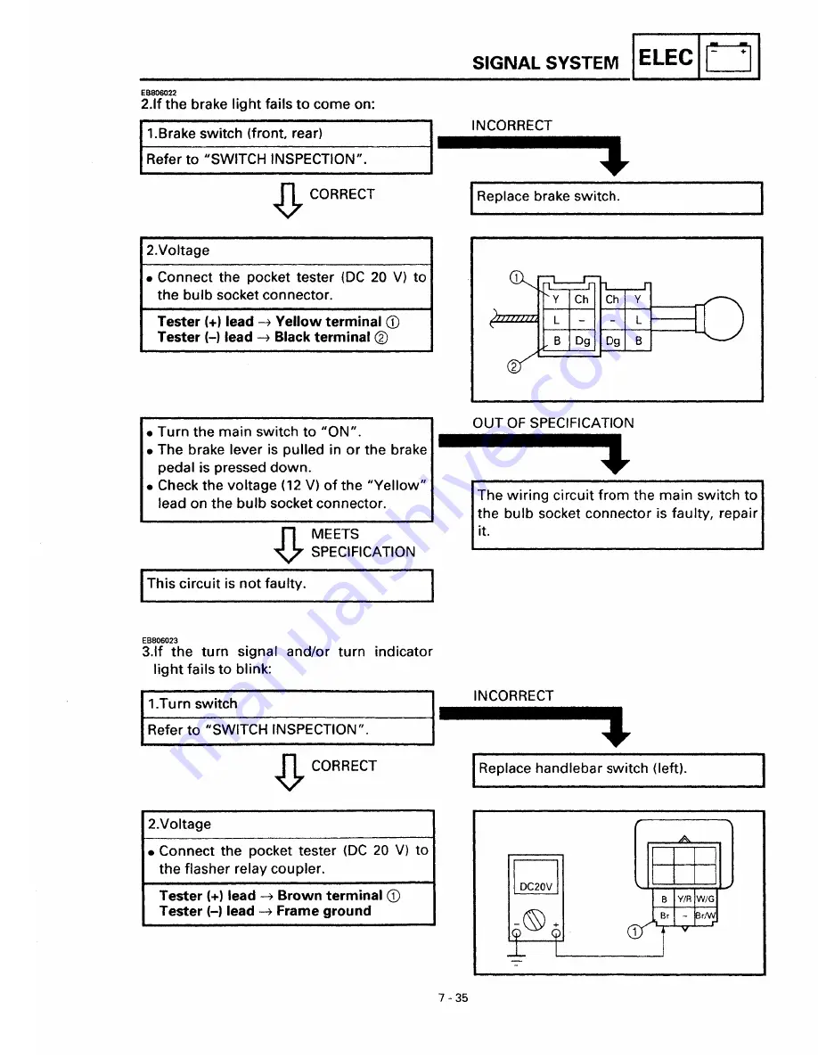 Yamaha XVS650 1997 Service Manual Download Page 304