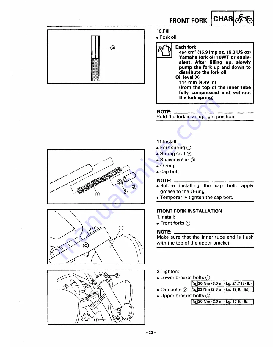 Yamaha XVS650 1997 Service Manual Download Page 356