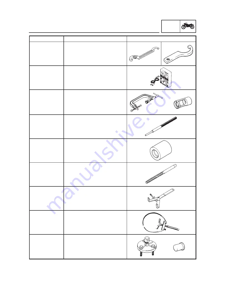 Yamaha XVZ13TF 1999 Service Manual Download Page 28