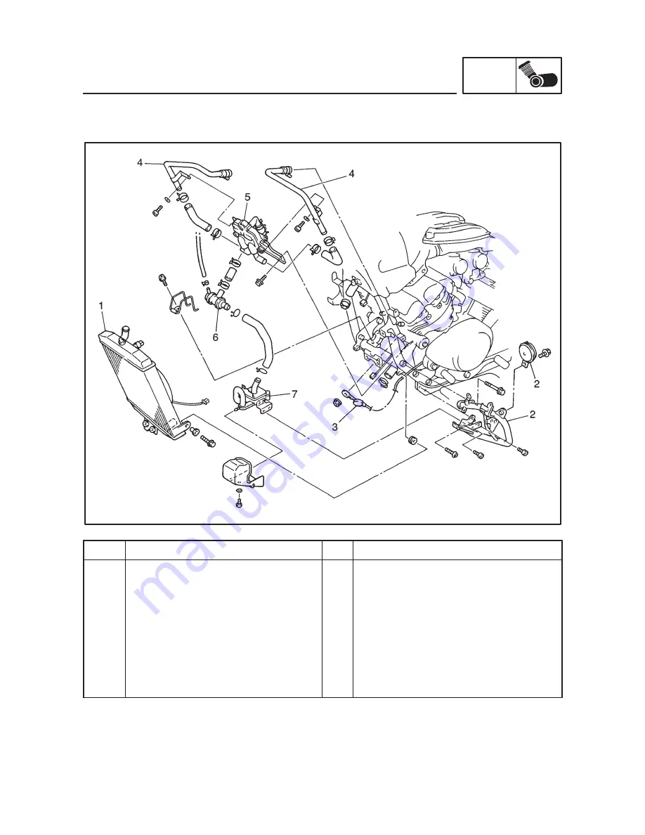 Yamaha XVZ13TF 1999 Service Manual Download Page 147