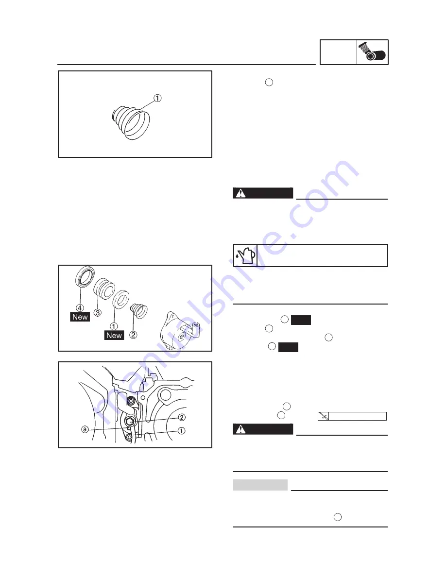 Yamaha XVZ13TF 1999 Service Manual Download Page 188