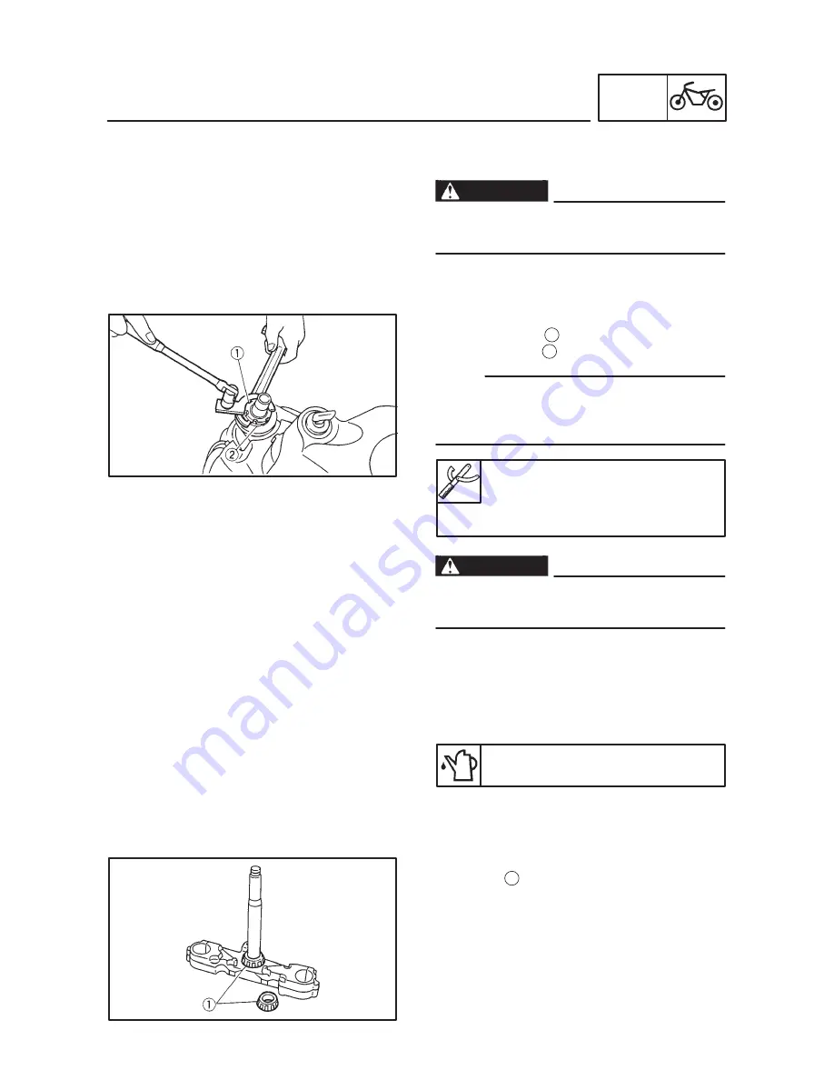 Yamaha XVZ13TF 1999 Service Manual Download Page 366