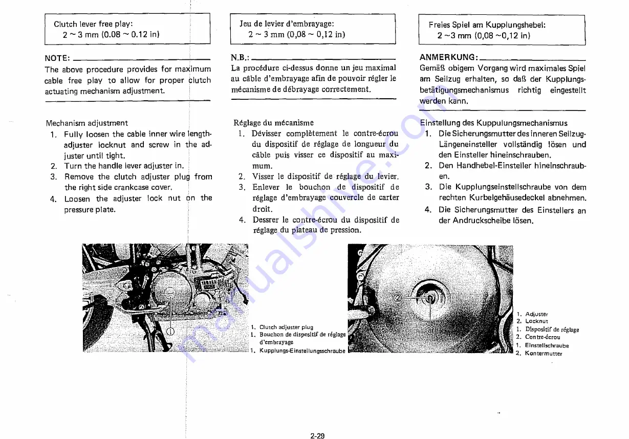 Yamaha XZ550 1982 Service Manual Download Page 51