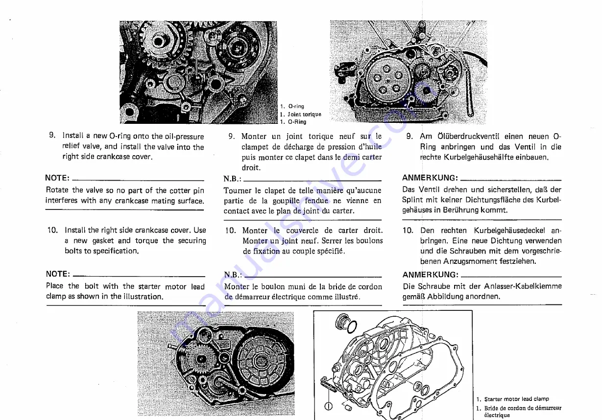 Yamaha XZ550 1982 Service Manual Download Page 186