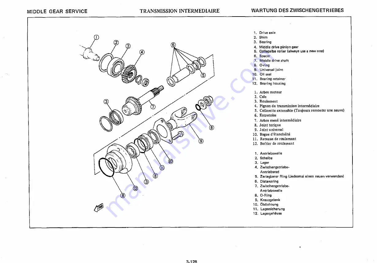 Yamaha XZ550 1982 Service Manual Download Page 211