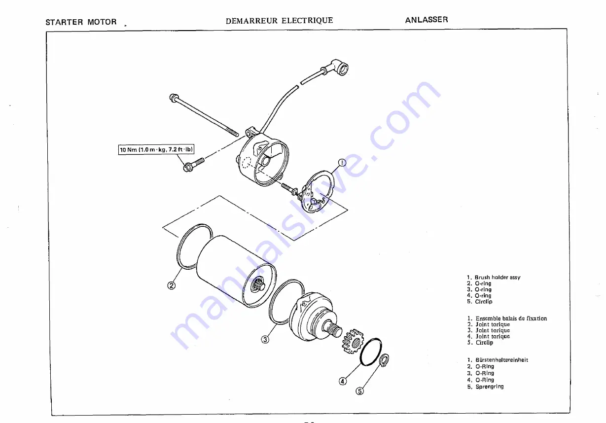 Yamaha XZ550 1982 Service Manual Download Page 348