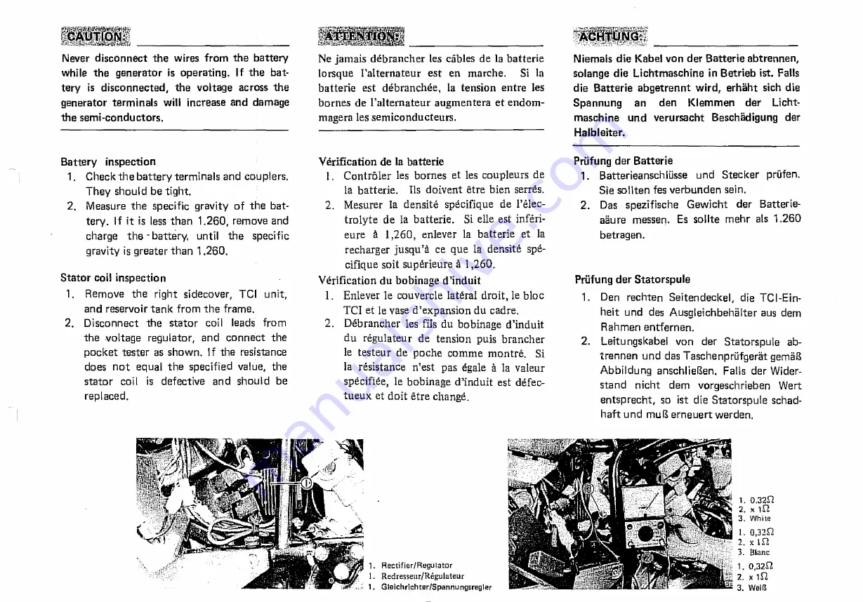 Yamaha XZ550 1982 Service Manual Download Page 357