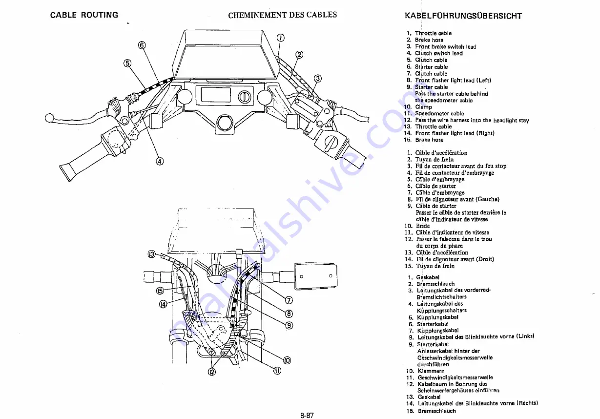 Yamaha XZ550 1982 Скачать руководство пользователя страница 490