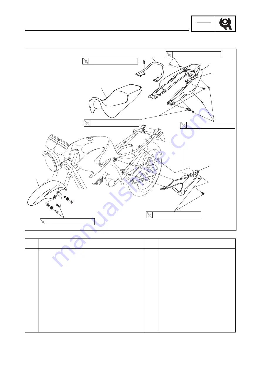 Yamaha YBR250 2007 Service Manual Download Page 59