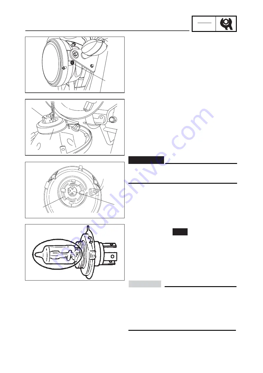 Yamaha YBR250 2007 Service Manual Download Page 106