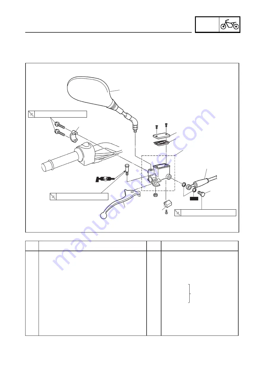 Yamaha YBR250 2007 Service Manual Download Page 137