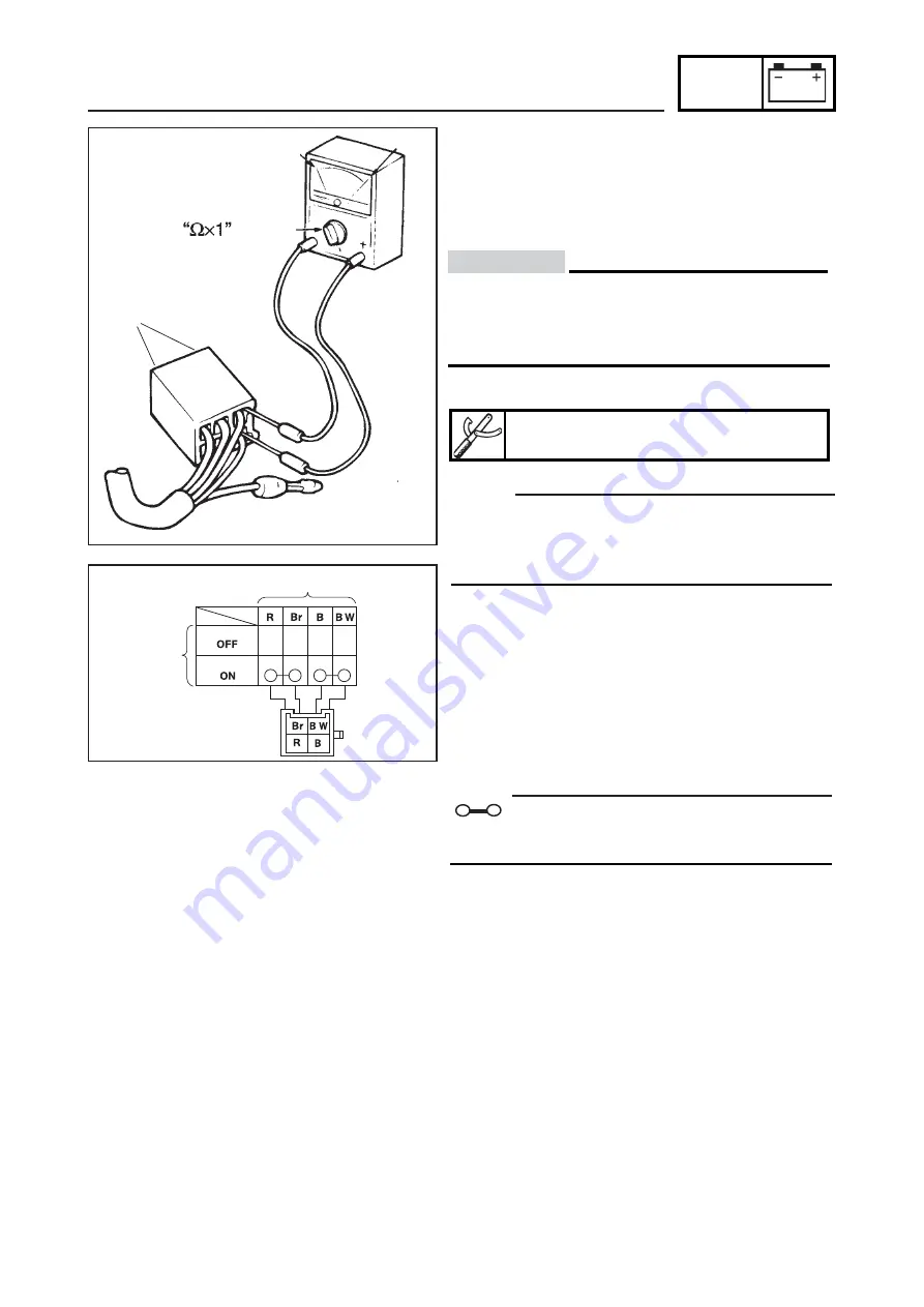 Yamaha YBR250 2007 Service Manual Download Page 313