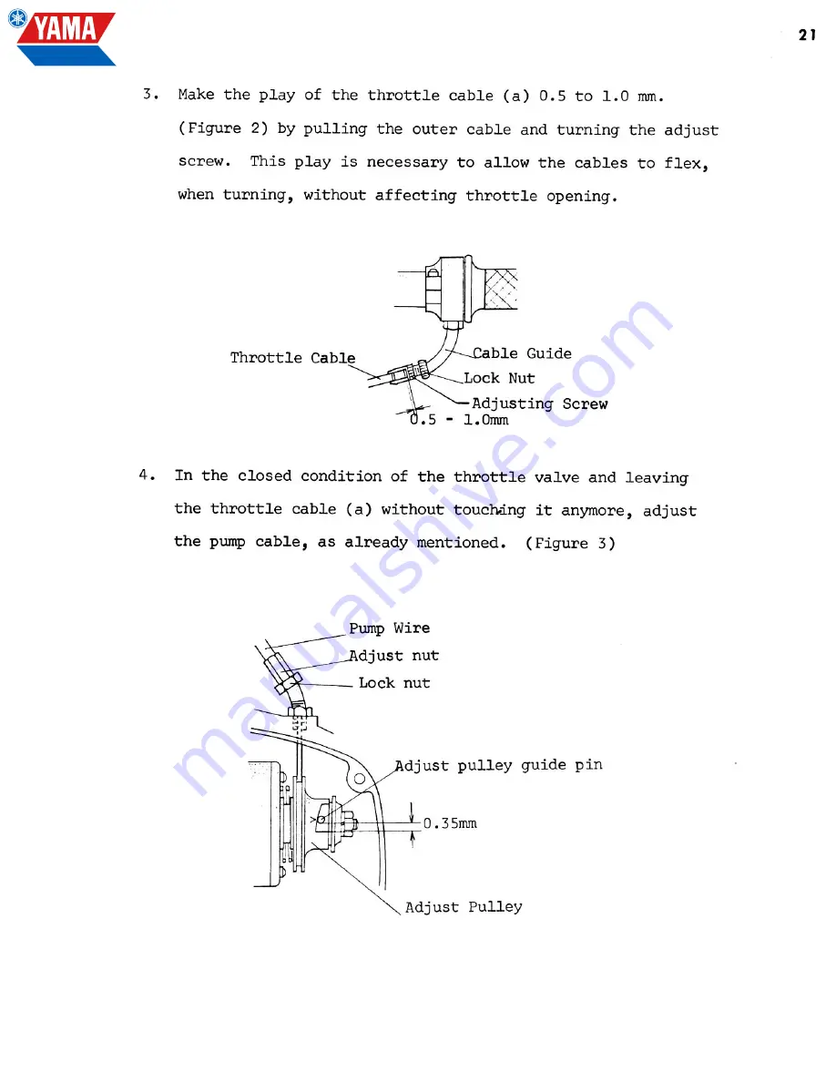 Yamaha YDS3 Service Manual Download Page 40