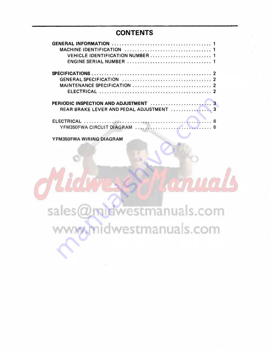 Yamaha YFM350FW Service Manual Download Page 90