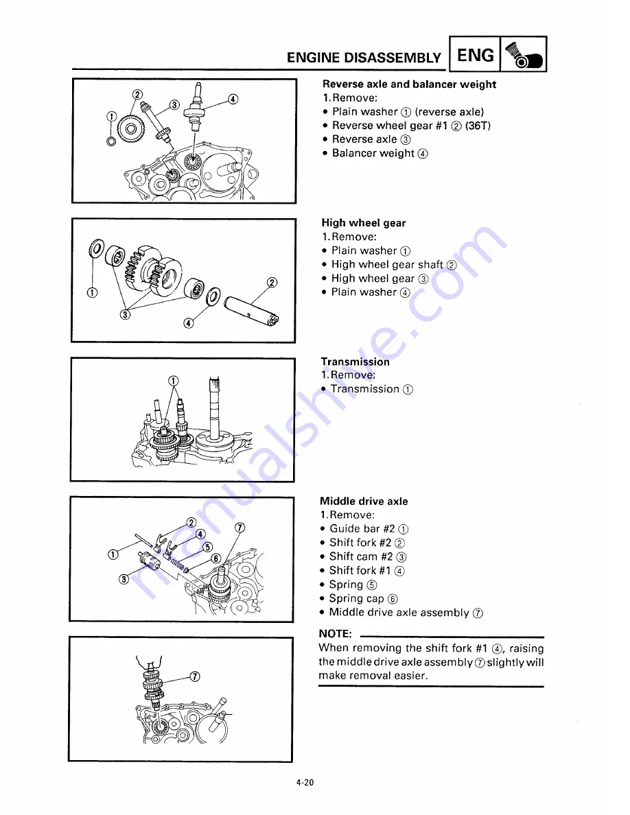 Yamaha YFM400FW Скачать руководство пользователя страница 164