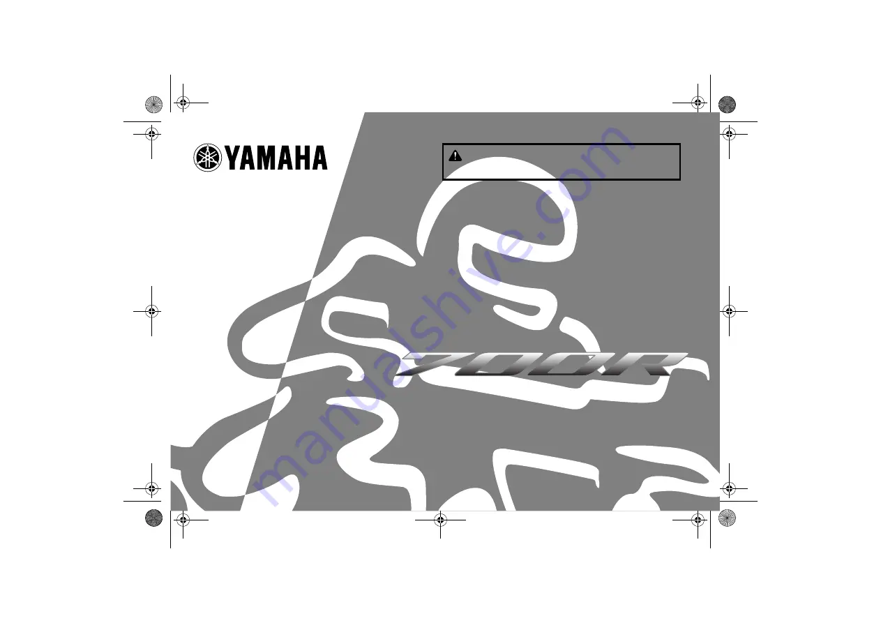 Yamaha YFM700RA Owner'S Manual Download Page 3