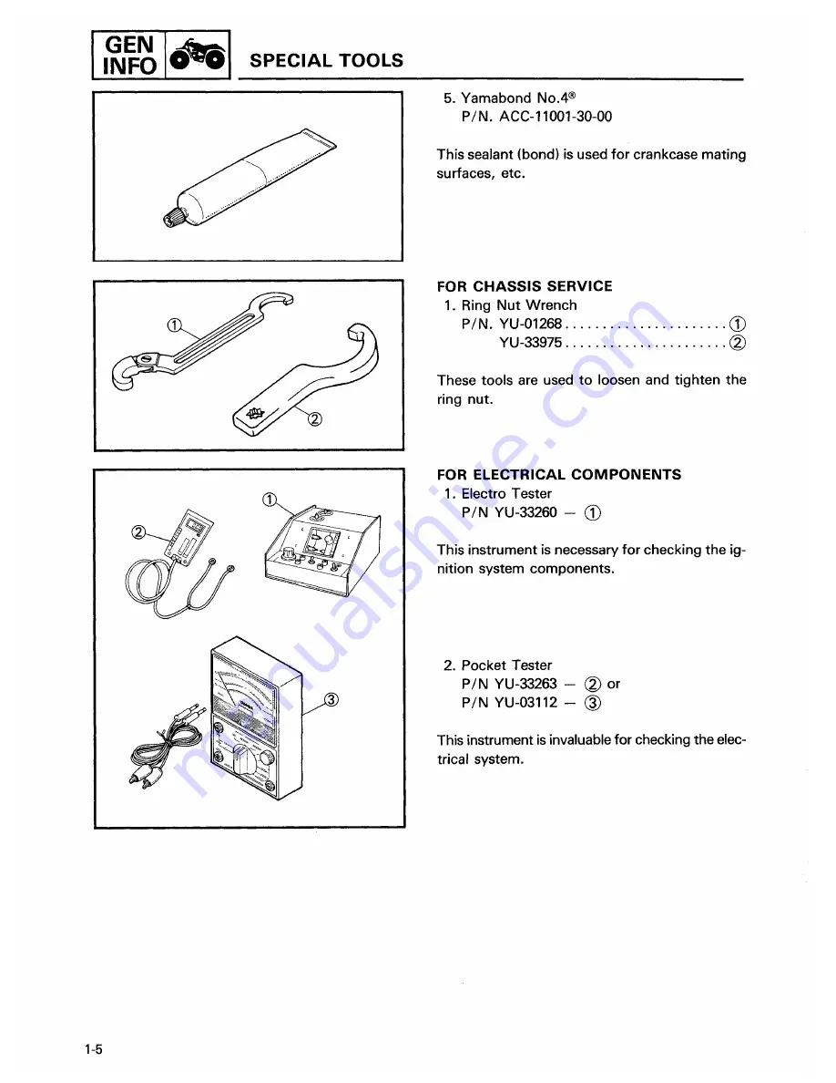 Yamaha YFZ350J Service Manual Download Page 72