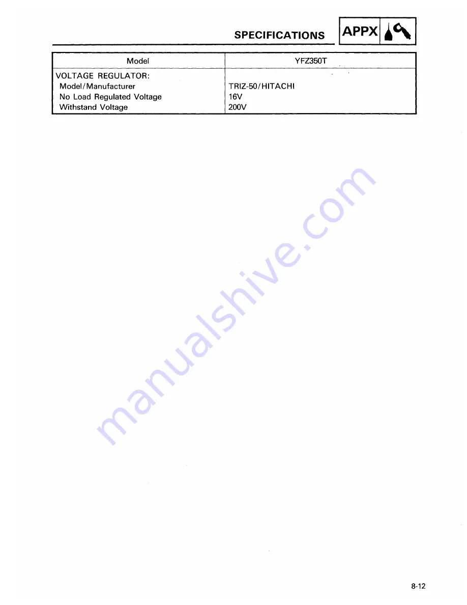 Yamaha YFZ350J Service Manual Download Page 267