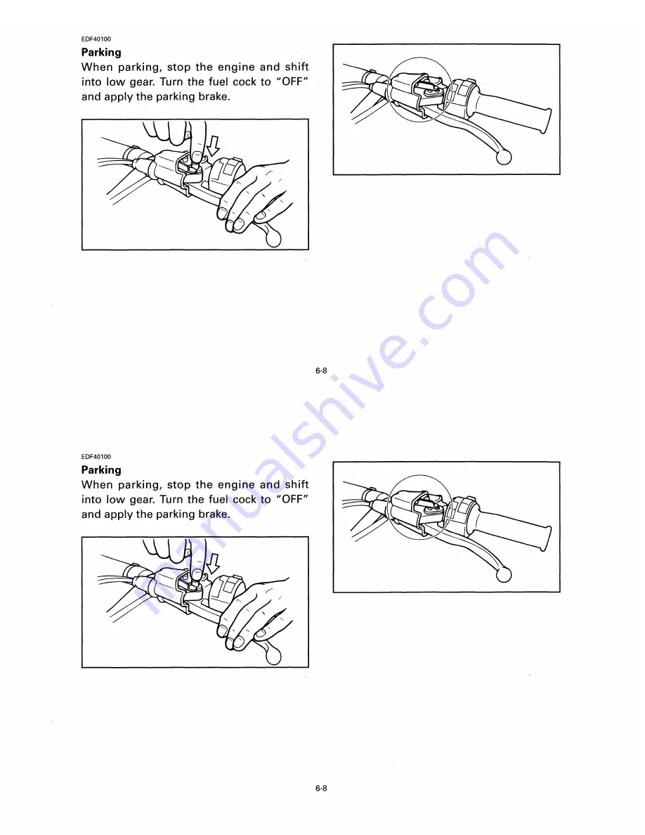 Yamaha YFZ350K Owner'S Manual Download Page 60