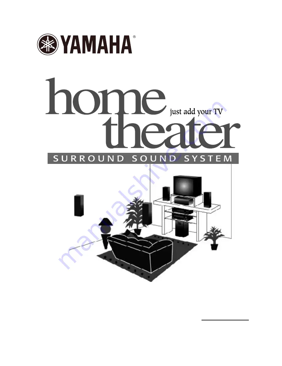 Yamaha YHT-700 Quick Connect Manual Download Page 1