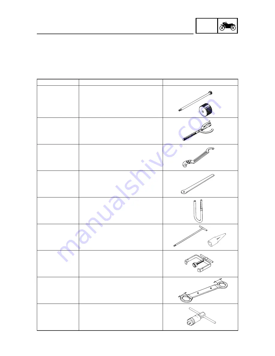 Yamaha YJ125S Service Manual Download Page 12