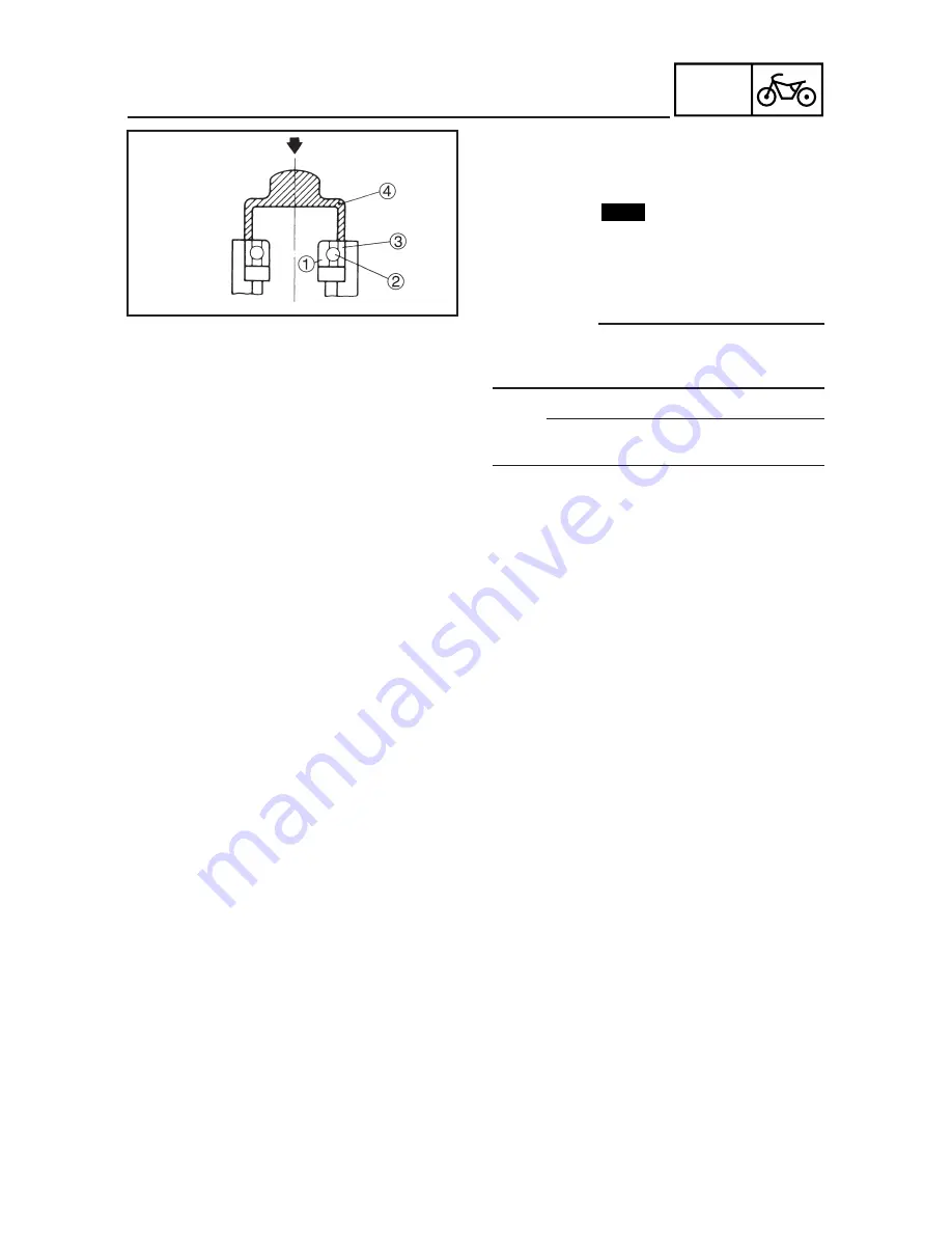 Yamaha YJ125S Service Manual Download Page 112