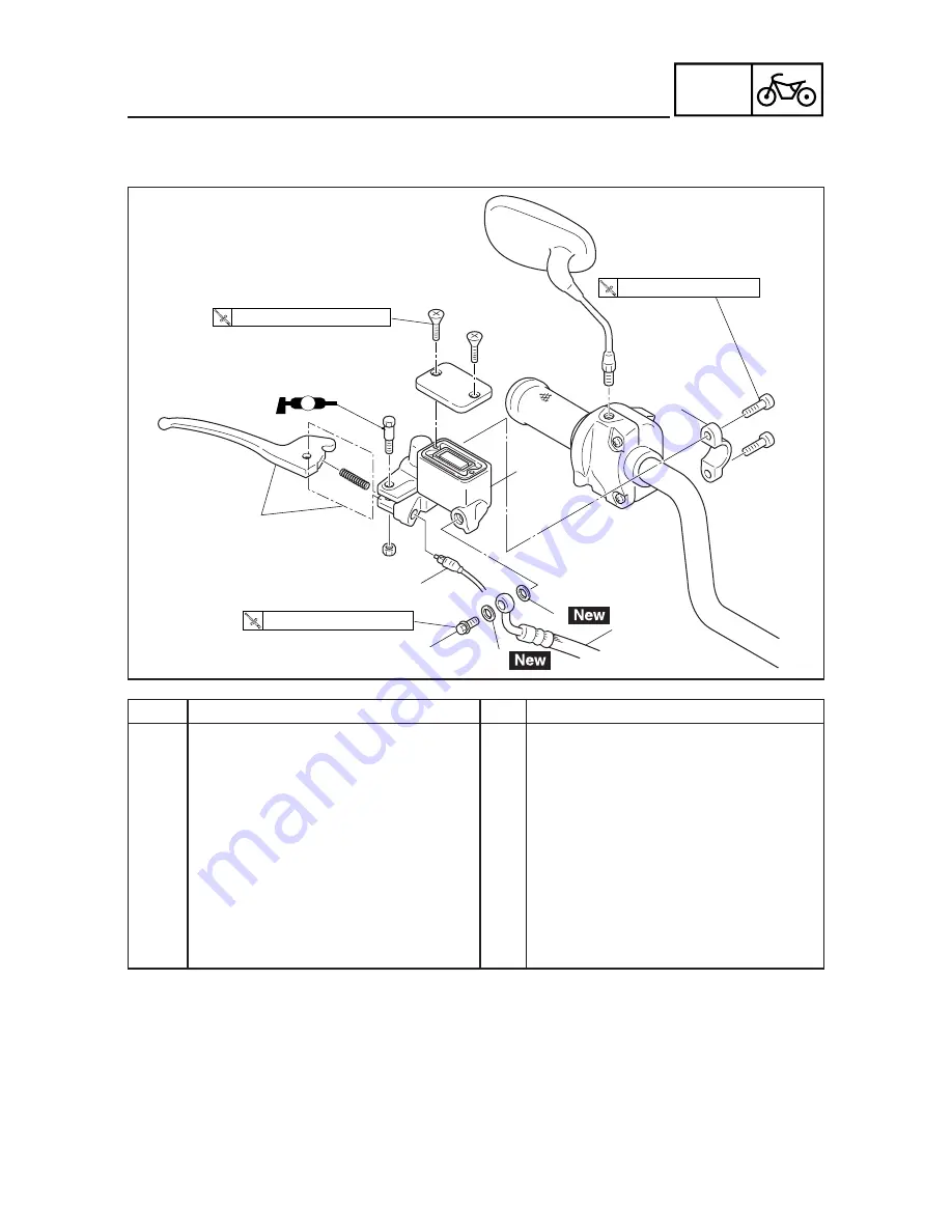 Yamaha YJ125S Service Manual Download Page 124