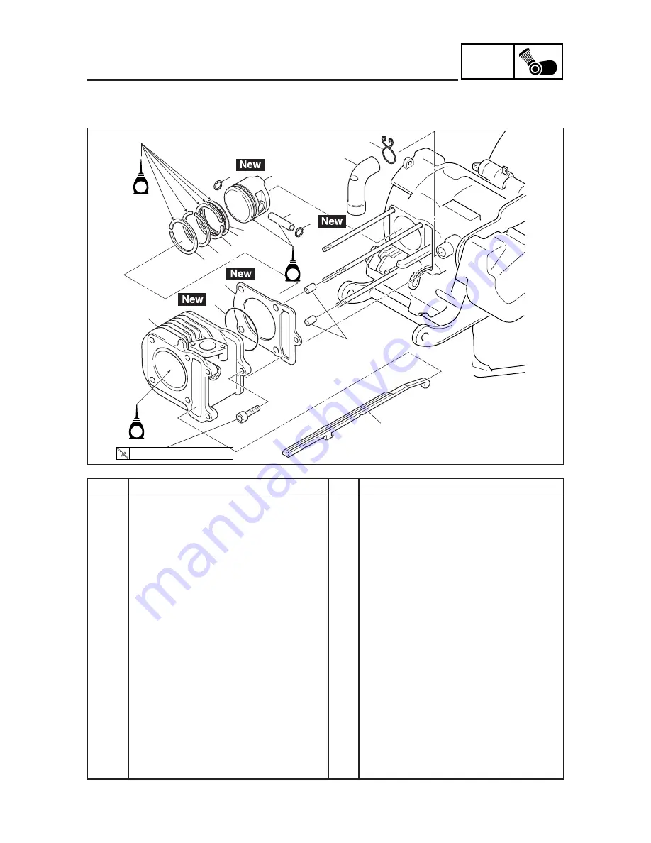 Yamaha YJ125S Service Manual Download Page 189