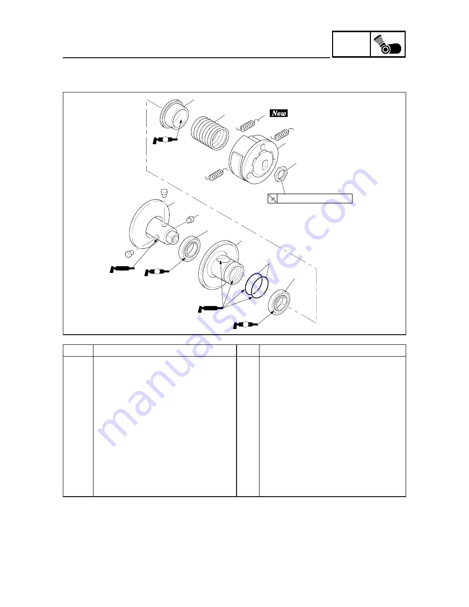 Yamaha YJ125S Service Manual Download Page 200