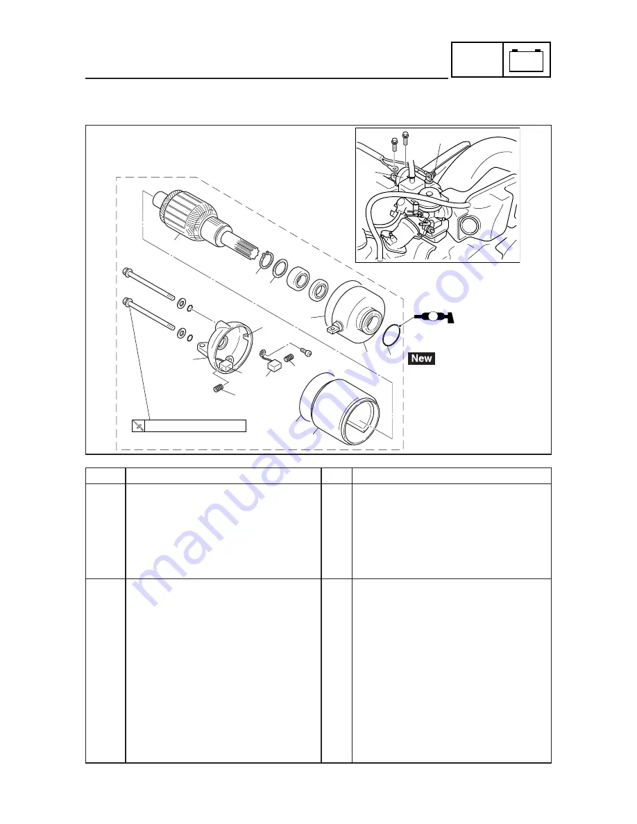 Yamaha YJ125S Service Manual Download Page 258