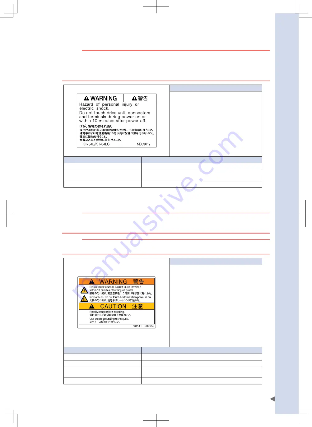 Yamaha YK-XR Series Installation Manual Download Page 13