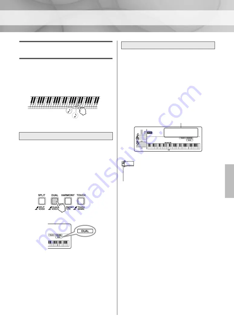 Yamaha YPT-320 Owner'S Manual Download Page 45